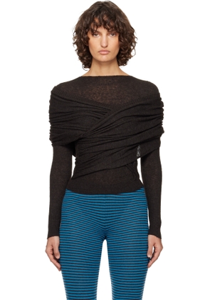 Paloma Wool Brown Elio Sweater