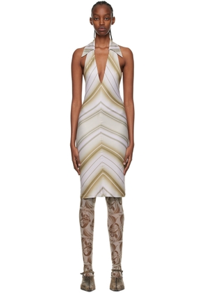 Anne Isabella Green Recycled Polyethylene Mini Dress