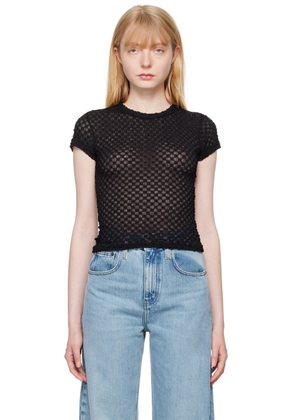 FRAME Black Crewneck T-Shirt