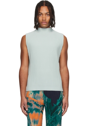 HOMME PLISSÉ ISSEY MIYAKE Blue Monthly Color July Tank Top
