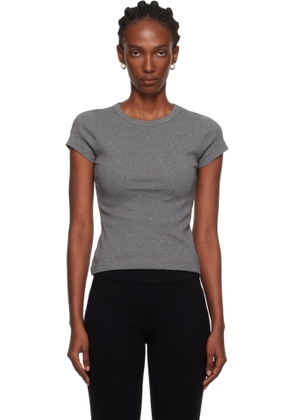 FLORE FLORE Gray Car Baby T-shirt