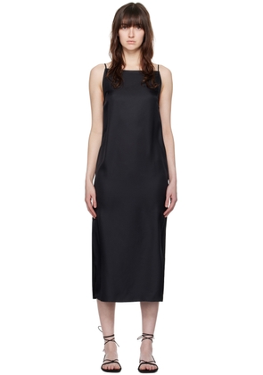 Loulou de Saison Black Sulum Midi Dress