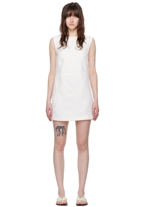 Loulou de Saison White Hoya Minidress