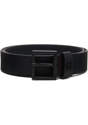 Hugo Black Logo Hardware Belt