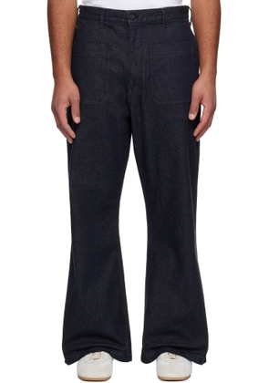 Comme des Garçons Homme Navy Cotton Reactive Denim Jeans