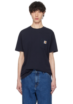 Carhartt Work In Progress Navy Pocket T-shirt