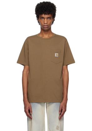 Carhartt Work In Progress Brown Pocket T-shirt