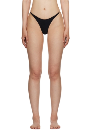 Mugler Black Star Bikini Bottoms
