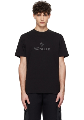 Moncler Black Logo Cotton T-shirt