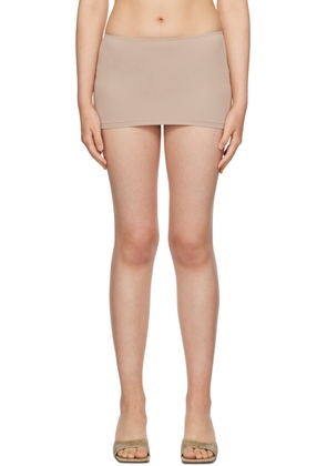 BINYA Taupe Retorno Miniskirt