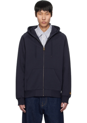 Carhartt Work In Progress Navy Chase Hoodie