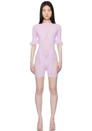 Poster Girl Purple Vanderbilt Play Jumpsuit