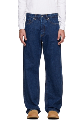 HOPE Blue Loose-Fit Criss Jeans