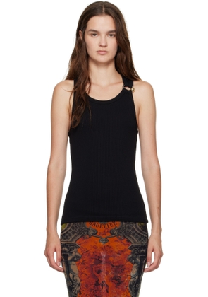 Jean Paul Gaultier Black 'The Piercing' Tank Top