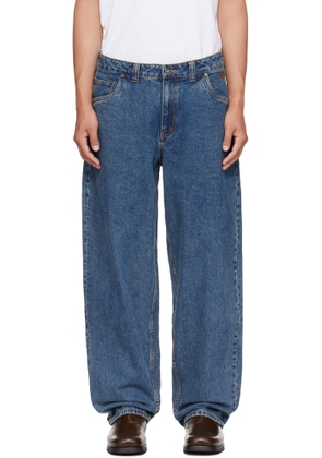 Dime Blue Baggy Jeans