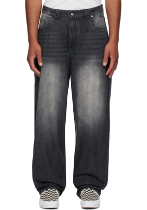 Dime Black Classic Baggy Jeans