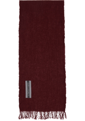 OUR LEGACY Burgundy Cottage Scarf