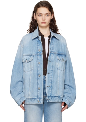 Acne Studios Blue Relaxed Fit Denim Jacket