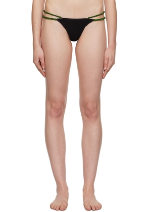 Shawna Wu SSENSE Exclusive Black Thong