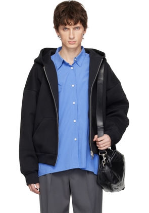 Seventh Black V2 Zipped Hoodie