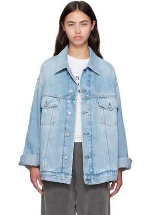 Acne Studios Blue Oversized Denim Jacket