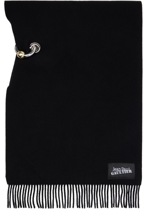 Jean Paul Gaultier Black 'The Ring' Scarf
