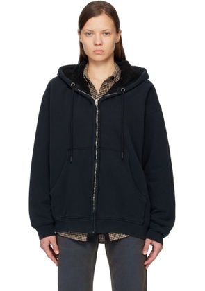 Acne Studios Black Zipped Hoodie