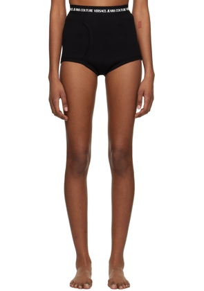 Versace Jeans Couture Black Bonded Shorts