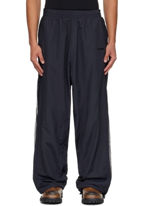 VETEMENTS Black Mesh Panel Track Pants