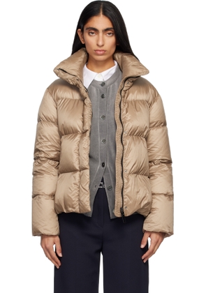Max Mara Beige Seica Down Jacket