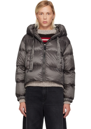 Max Mara Gray Seie Down Jacket