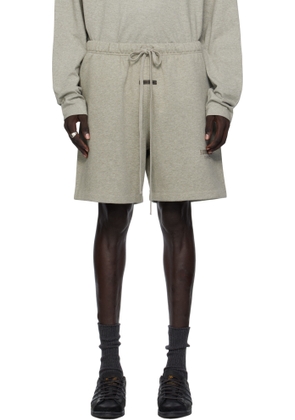 Fear of God ESSENTIALS Gray Soccer Fleece Shorts