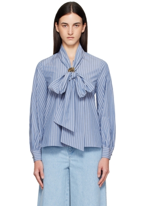 Max Mara Blue Disco Shirt