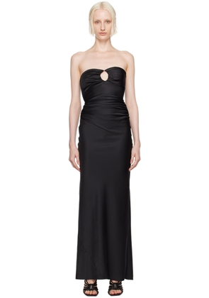 BEC + BRIDGE Black Emilia Strapless Maxi Dress