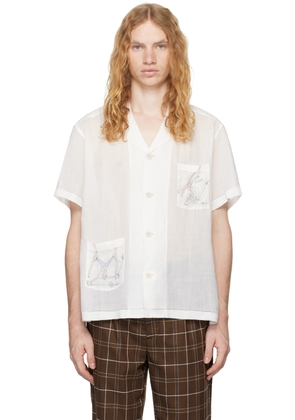 Bode White Skiers Shirt