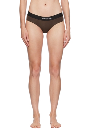 TOM FORD Brown Modal Signature Boy Short Briefs