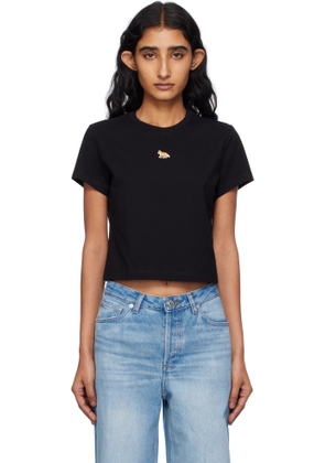 Maison Kitsuné Black 'Baby Fox' Baby T-shirt