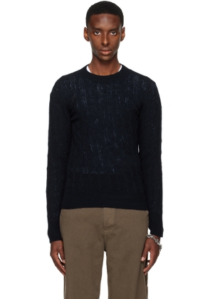 Dries Van Noten Black Crewneck Sweater