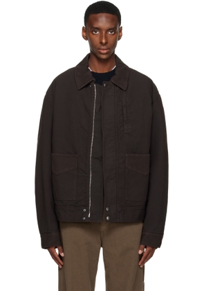 Dries Van Noten Brown Insulated Jacket