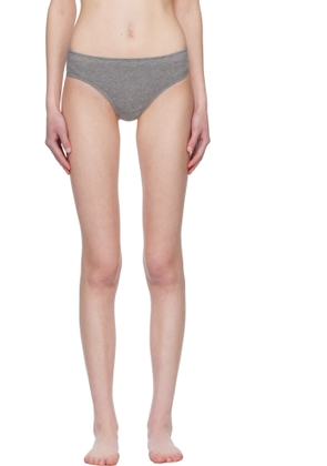 Bellini Bikini SSENSE Exclusive Three-Pack Gray Alma Briefs