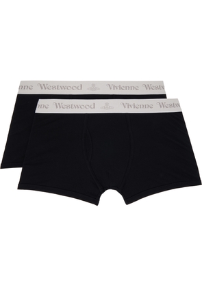 Vivienne Westwood Two-Pack Black Band Boxer Briefs