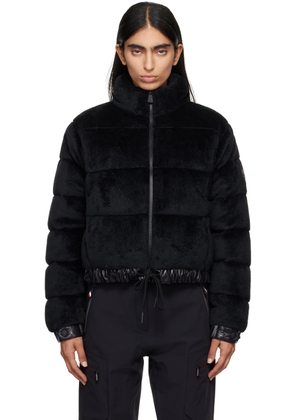 Moncler Grenoble Black Ayse Faux-Fur Down Jacket