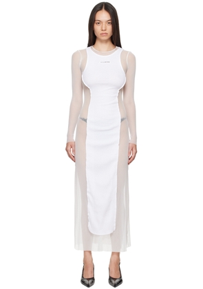 Jean Paul Gaultier White 'The Long Petit Grand' Maxi Dress