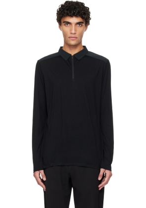Veilance Black Frame LS Polo