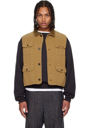 visvim Tan Matto Hunting Denim Vest