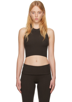 LESET Brown Grace Tank Top