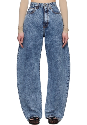 ALAÏA Blue Round Jeans