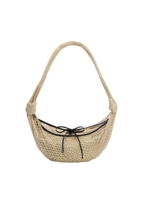 Croissant filt shoulder bag