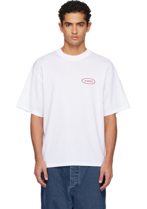 JACQUEMUS White La Croisière 'The Stazione' T-shirt