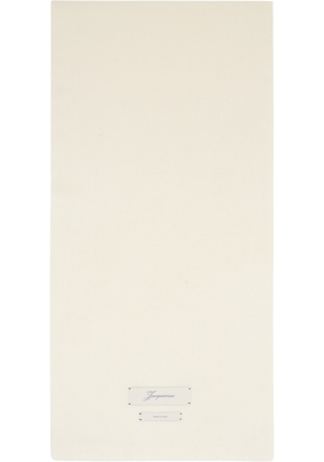 JACQUEMUS Off-White 'The Cachemiro' Scarf